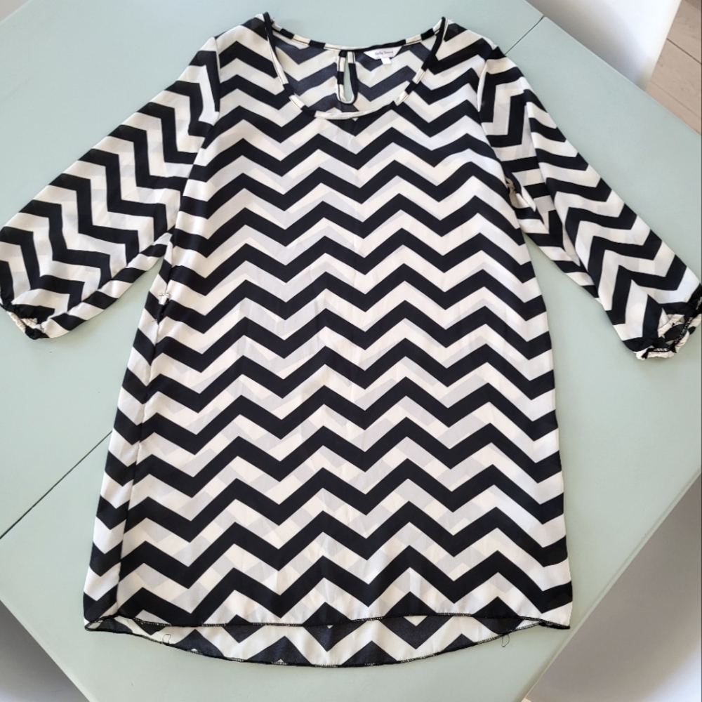 Chevron Tunic - Size Medium